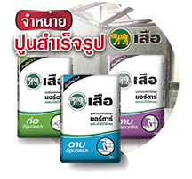 ปูนสำเร็จรูป ปูนเสือมอร์ต้าร์